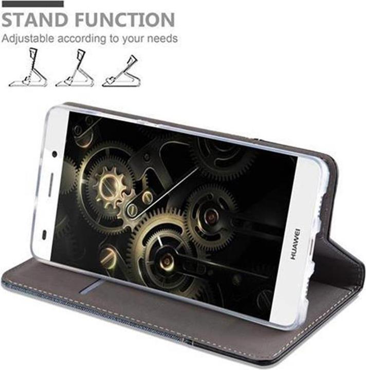 Produktbild Cadorabo Book Jeans Optik Cover (Huawei P8 Lite)