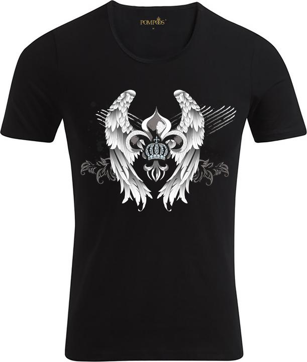 Pompöös T-Shirt Herren "Wings" - limited Edition T-Shirt Herren - Grösse S (S)