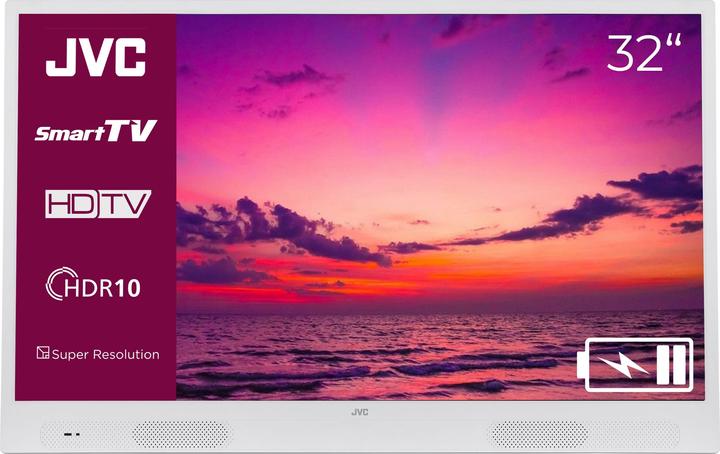 Actual product image JVC Portable 32-inch LED TV with rechargeable battery (HD Smart TV, HDR, triple tuner, HD+) (32", LCD, HD ready, 2024)