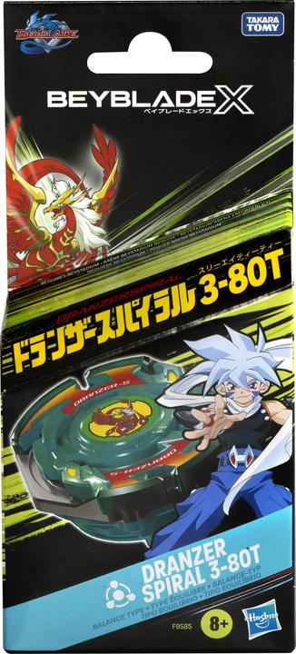 Productafbeelding Hasbro Beyblade X Dranzer Spiraal 3-80T (Duits, Engels, Frans, Italiaans, Zwitserduits)