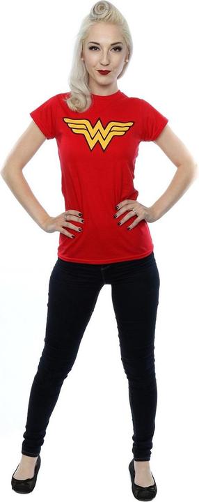 Immagine prodotto Wonder Woman Maglietta in cotone con logo donna/donna (L)