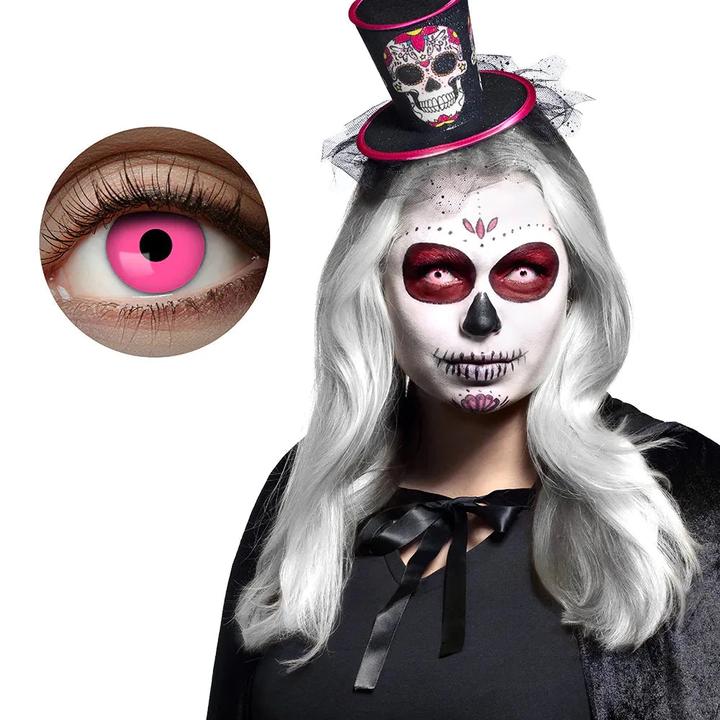 Actual product image Boland Monats Kontaktlinsen UV flash Pink 2 Stück (Rose)