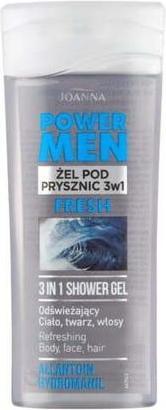 Actual product image Joanna Power Men Refreshing Shampoo- 3In1 Refreshing Shampoo-Gel (100 ml, Liquid shampoo)