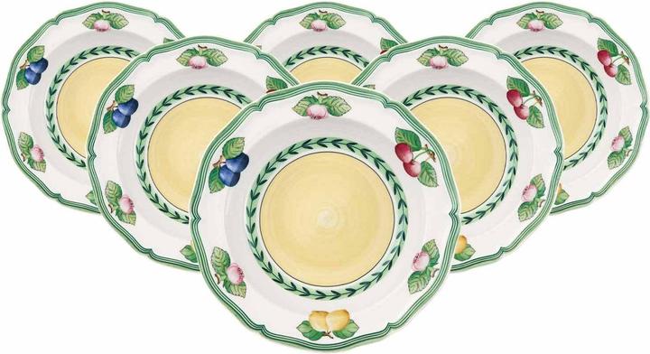Villeroy & Boch Multipack French Garden Fleurence Salatschale - 6 Stück (20.50 cm, 0.33 l, 6 x)