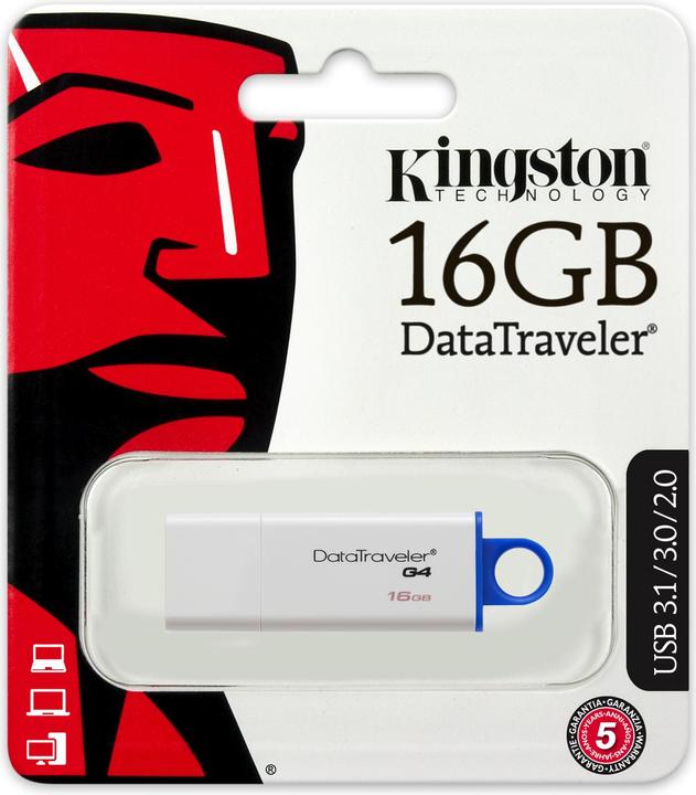 Produktbild Kingston DataTraveler G4 (16 GB, USB-A)