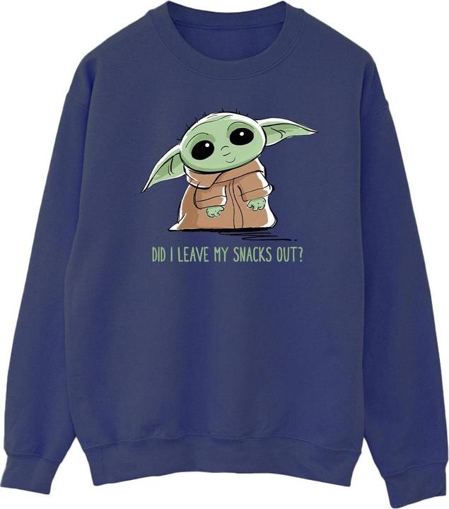 Immagine prodotto Star Wars The Mandalorian Grogu Snacks Meme Felpa Uomo (S)