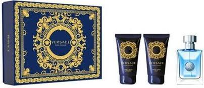 Produktbild Versace Set Pour Homme, Barbati, Eau De Toilette 50ml Balsam after shave 50ml Gel De Dus 50ml (Eau de Toilette, 50 ml)