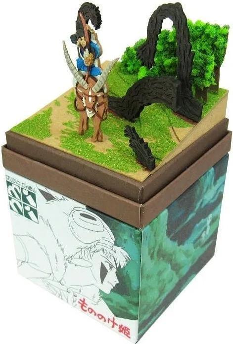 Produktbild Prinzessin Mononoke - Ashitaka im Wald - Paper Art Box