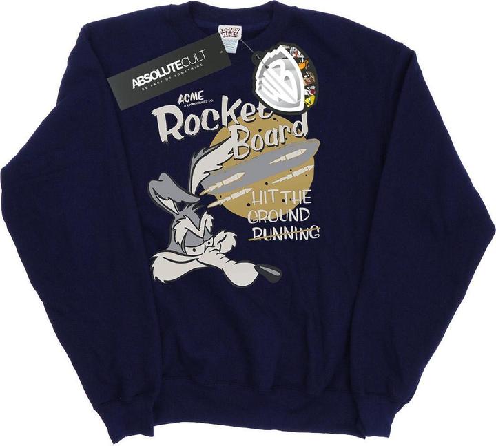 Looney Tunes Wile E Coyote Rocket Board Sweatshirt