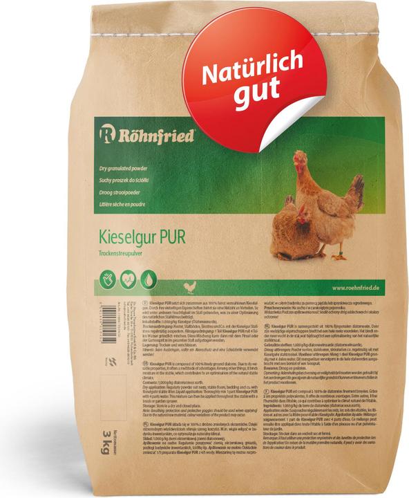 Actual product image Röhnfried Diatomaceous earth PUR (3 kg, Bedding)