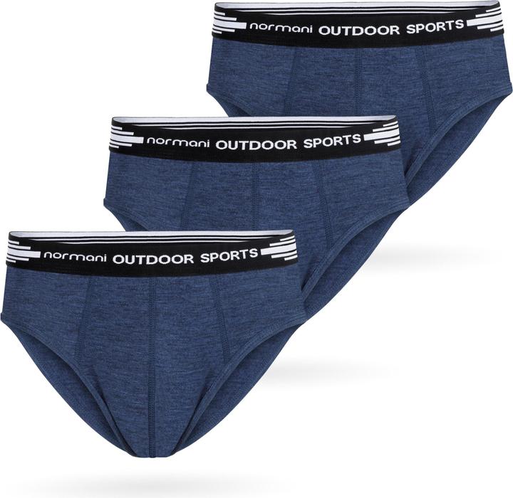 Normani 3er Pack Herren Merino Slipper Unterhose Retroshorts - 8517