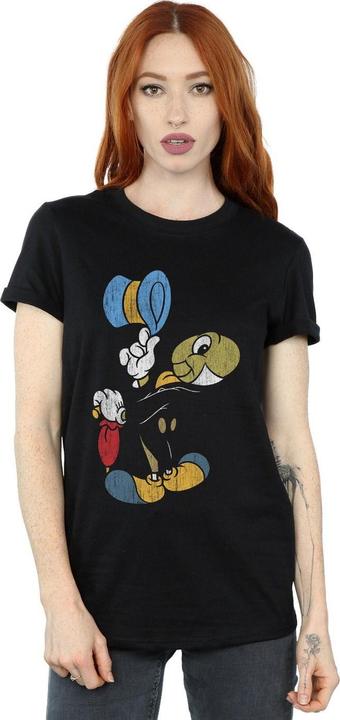 Immagine prodotto Disney Pinocchio Jiminy Cricket Maglietta Ampia Donna (4XL)