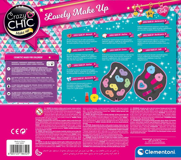 Actual product image Clementoni Crazy Chic - Make Up - Mermaid (18652)