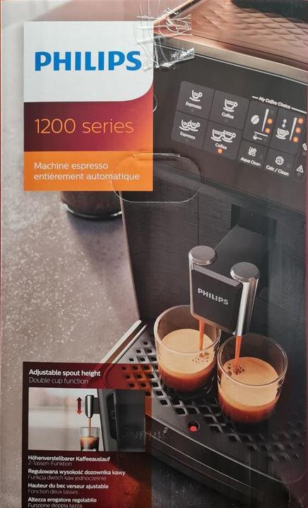 Produktbild Philips Series 1200 EP1200/00 Kaffeevollautomat Espressomaschine, schwarz