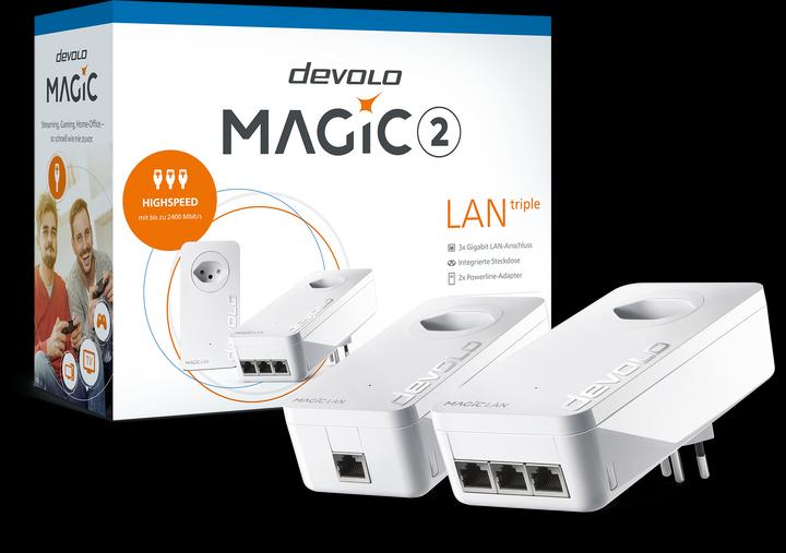 Magic 2 LAN triple Starter Kit (2400 Mbit/s)
