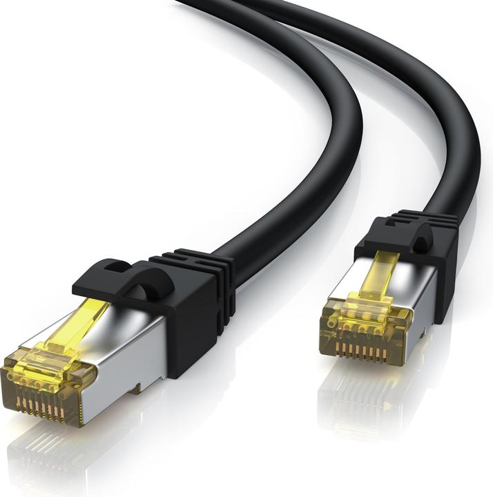 Primewire Netzwerkkabel CAT.7, RJ-45, Ethernet, Outdoor Patchkabel CAT 7 IP66 10 Gbit/s S/FTP PiMF LAN Kabel (S/FTP, CAT7, 15 m)