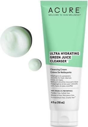 Image du produit Acure Nettoyant hydratant au jus vert 118ml (Chiffons de nettoyage)