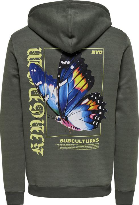 Produktbild Only & Sons ONSKEANE Sweatshirt Kapuzenpullover (XL)