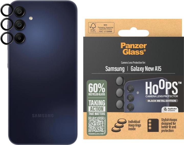 Actual product image PanzerGlass Hoops Camera Lens Protector (1 Piece, Samsung Galaxy A16, Samsung Galaxy A16 5G)