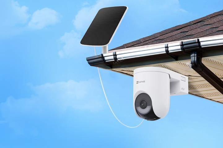 Actual product image EZVIZ HB8 Lite Kit Batterie Kamera + Solar Panel (2560 x 1440 Pixels)
