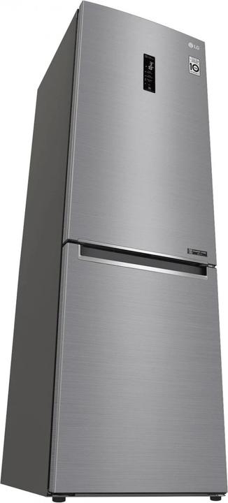 Produktbild LG GBB61PZGFN Front: Steel, Höhe 186 cm (341 l)