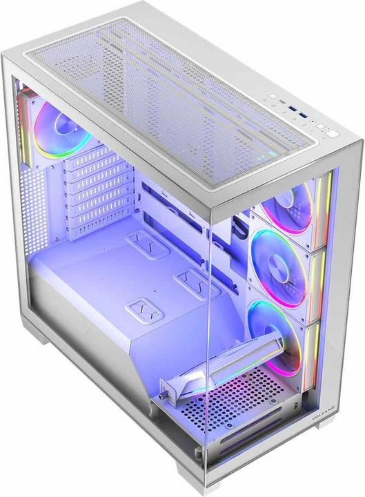 Produktbild Modecom Computergehäuse VOLCANO STELLAR ARGB MIDI 5F (Mini-ITX, ATX, mATX)