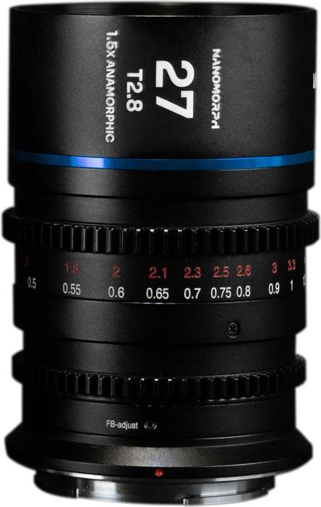 Actual product image Venus Optic Fixed focal length Nano 1.5X 27mm T/2.8 (Blue) - L-mount (L-Mount)