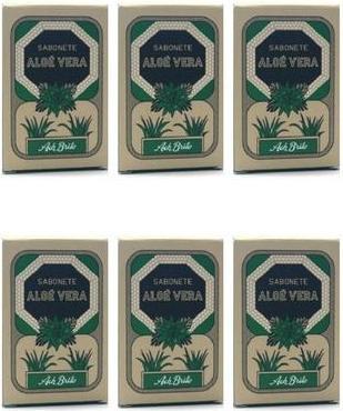 Produktbild Ach Brito Aloe Vera Care Essential Soap 90g - Pack of 6 (Flüssigseife)