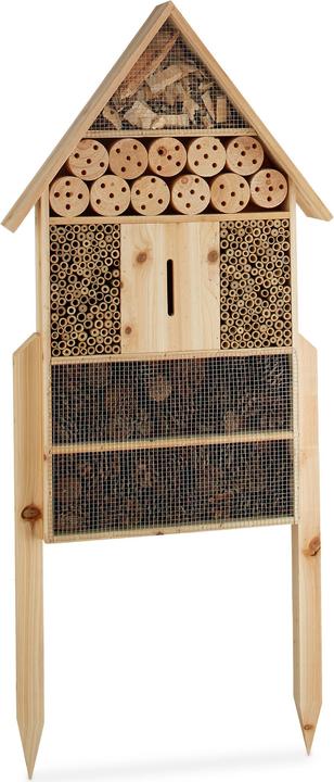 Relaxdays Insect hotel (Ladybirds, Lacewings, Bee, Wild bees, Butterflies)
