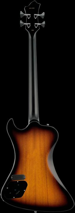 Actual product image Hagstrom E-Bass, Nekromant 4, Tobacco Sunburst (Electric guitar, Mahogany)