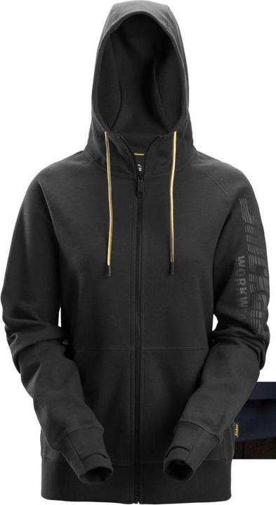 Snickers Workwear 28772800008 Women's Logo Full-Zip Hoodie Hellgrau XXL (XS, S, M, L, XL, XXL)