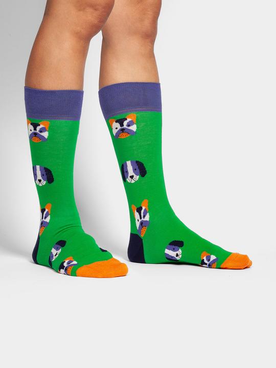 DillySocks Dog Portraits (Einzelpack, 36 - 40)