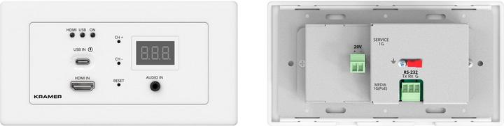 Image du produit Encodeur AVoIP haute performance pour la vidéo 4K60 4:2:0 avec entrée HDMI et USB-C via Ethernet