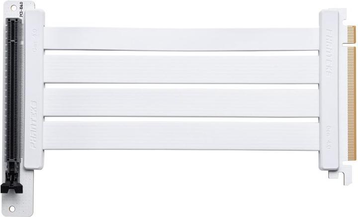 Actual product image Phanteks PCI-E 4.0 x16 riser ribbon cable, 90 degrees, 22cm - white