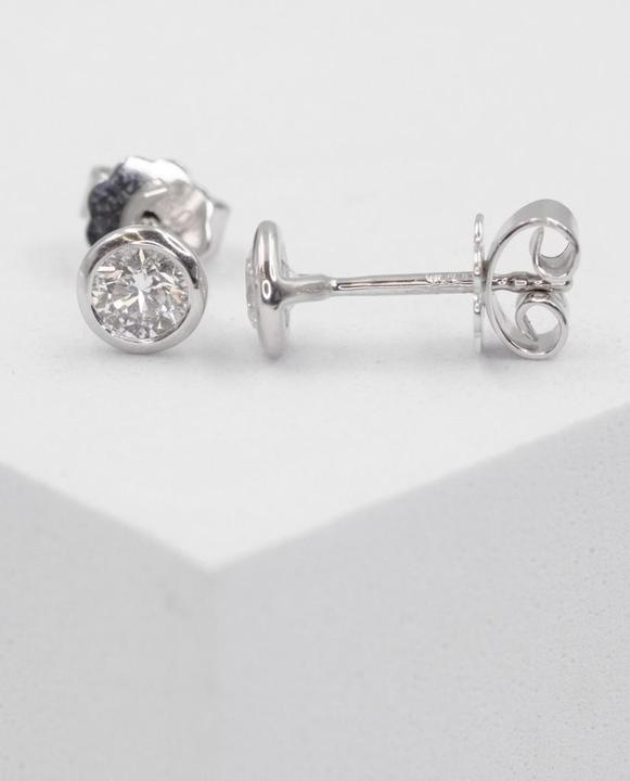 Image du produit Muau Boucles d'oreilles (Or blanc 750)