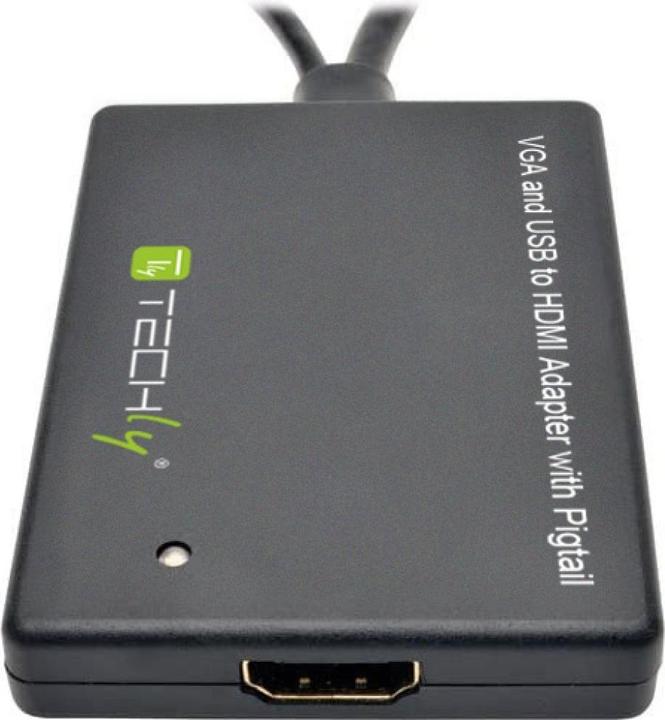 Image du produit Techly Convertisseur AV IDATA-HDMI-VGA3 (1 m, VGA)