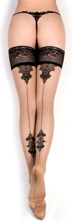 Produktbild Ballerina's Secret Fantasy Halterlose Strümpfe (S/M) (20 DEN, S/M)