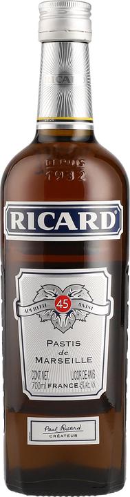 Produktbild Ricard Pastis de Marseille (18 Jahre, 45 %, Frankreich, 1 x 70 cl, Bitter)