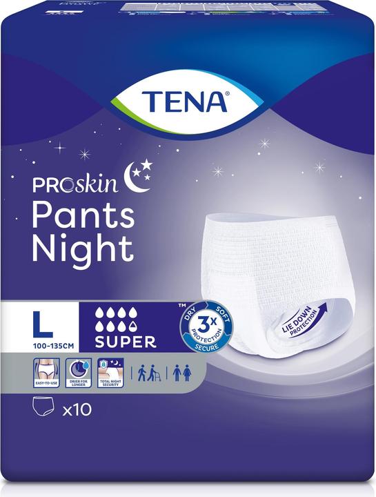 Tena Pants Night Super (10 x, Large)