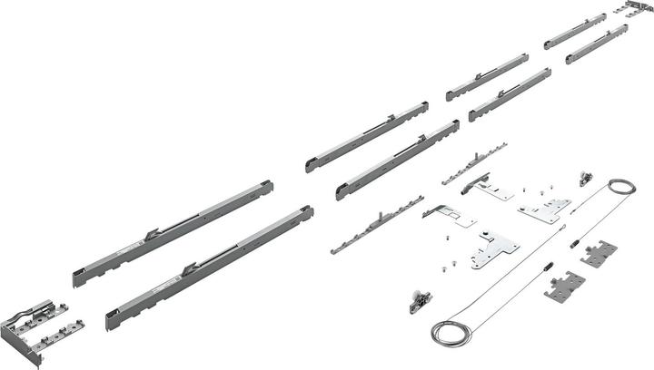 Hettich TOPLINE XL Silent System Dämpfungs-Set, 4-türig 15-35 kg