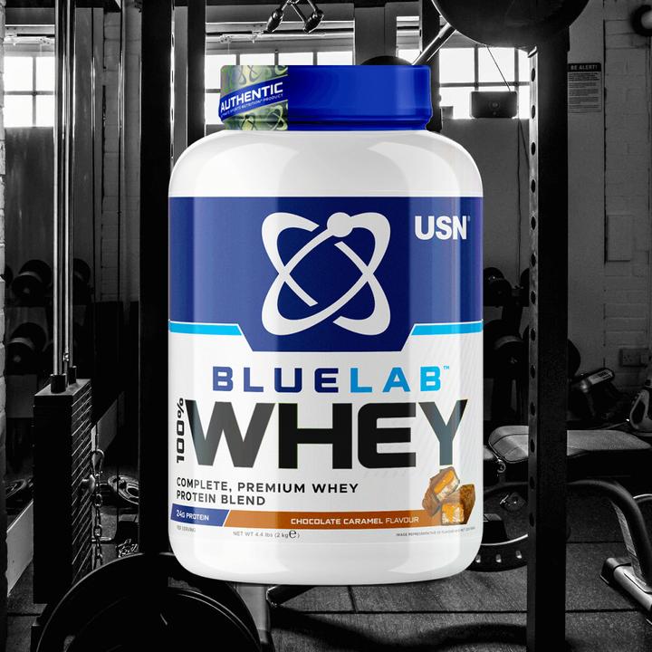 Actual product image USN Blue Lab 100% Whey Protein (Caramel, Chocolate, 1 pcs., 2000 g)