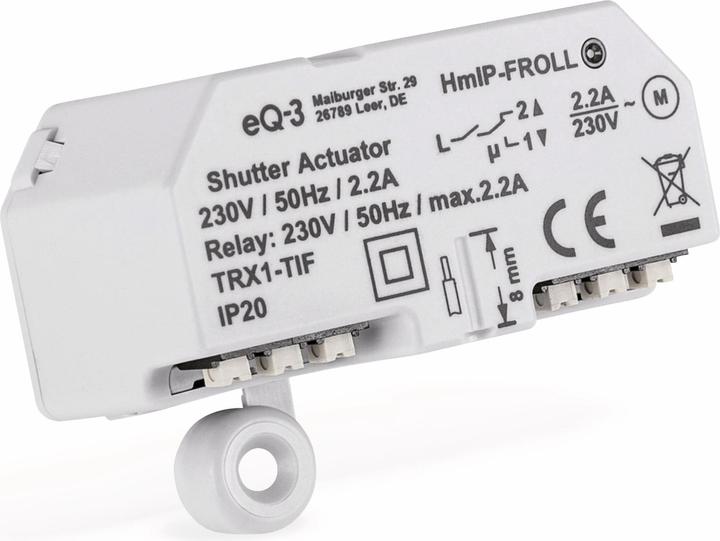 Actual product image EQ-3 Roller shutter actuator (Shutter actuator)