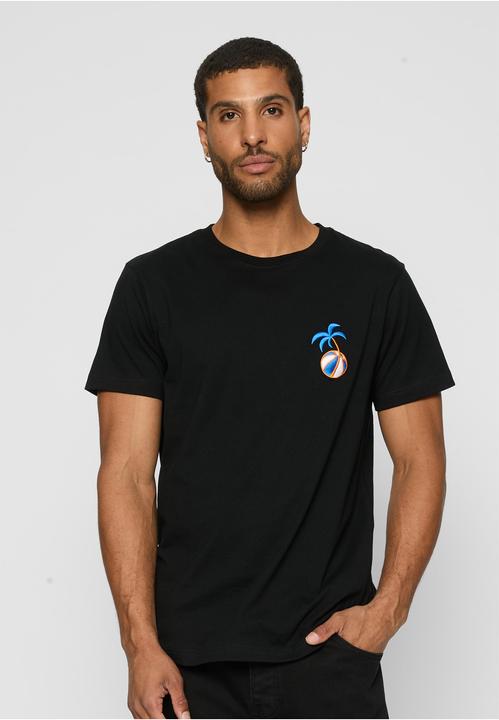 Produktbild Mister Tee Summer Basketball Tee EMB black 3XL - 110413 (XS)