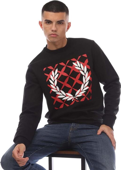 Immagine prodotto Fred Perry Felpa Punto Croce Girocollo Uomo (S)