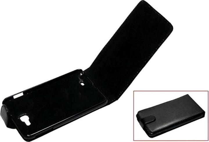 Produktbild König Design Tasche Flip für Samsung N7000 Galaxy Note schwarz (Samsung Galaxy N7000)