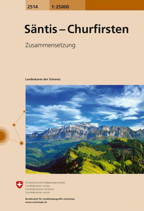 Produktbild LANDESKARTEN 1:25 000 - Zusammensetzung