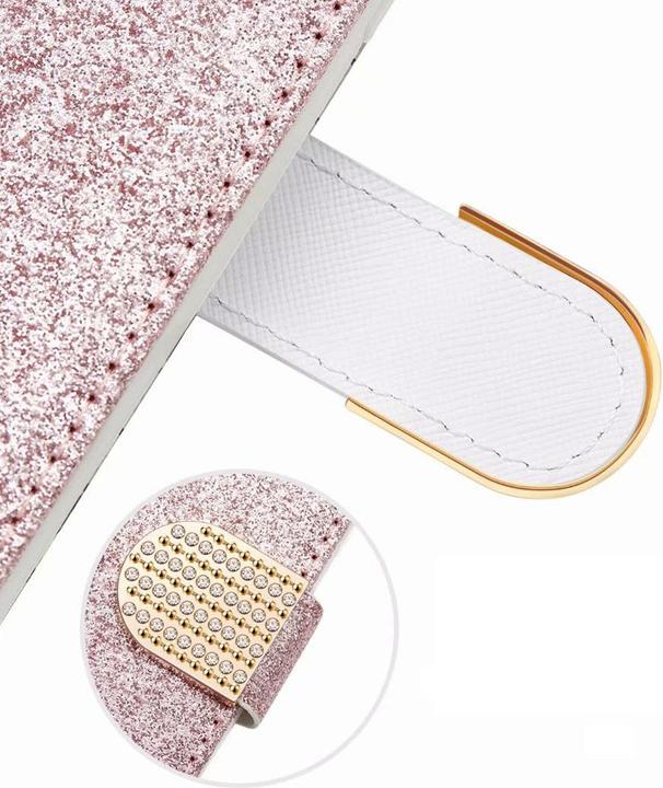 Image du produit PhoneLook Fourre Flip Croco Strass (Apple iPhone 11 Pro)