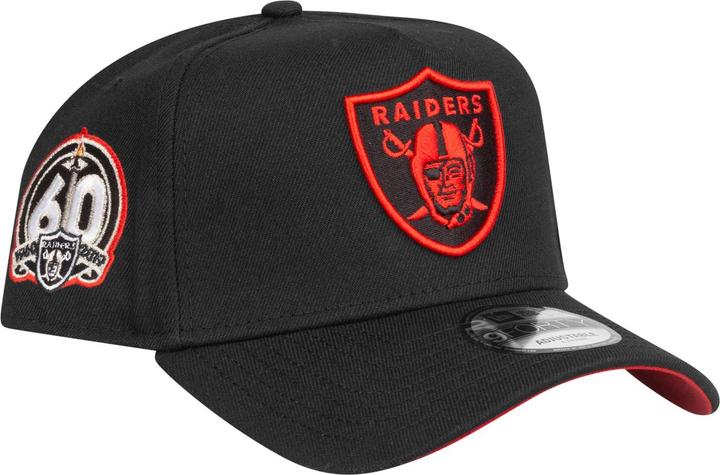Actual product image New Era 9Forty Snapback Cap - Las Vegas Raiders Schwarz Rot (One size)