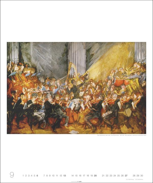 Actual product image Allegro - Musik in der Kunst Kalender 2026 (46 x 55 cm, German)