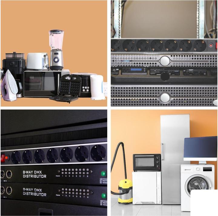 Produktbild Perel Steckdosenleiste (8 x, CEE 7/3, 2.15 m)